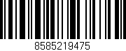 Código de barras (EAN, GTIN, SKU, ISBN): '8585219475'