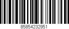 Código de barras (EAN, GTIN, SKU, ISBN): '85854232951'