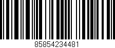Código de barras (EAN, GTIN, SKU, ISBN): '85854234481'