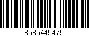 Código de barras (EAN, GTIN, SKU, ISBN): '8585445475'