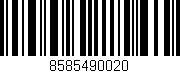 Código de barras (EAN, GTIN, SKU, ISBN): '8585490020'