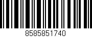 Código de barras (EAN, GTIN, SKU, ISBN): '8585851740'
