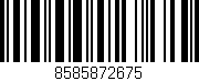 Código de barras (EAN, GTIN, SKU, ISBN): '8585872675'