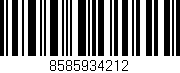 Código de barras (EAN, GTIN, SKU, ISBN): '8585934212'