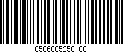 Código de barras (EAN, GTIN, SKU, ISBN): '8586085250100'