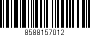 Código de barras (EAN, GTIN, SKU, ISBN): '8588157012'