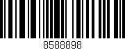 Código de barras (EAN, GTIN, SKU, ISBN): '8588898'