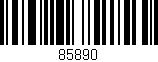 Código de barras (EAN, GTIN, SKU, ISBN): '85890'