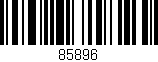 Código de barras (EAN, GTIN, SKU, ISBN): '85896'