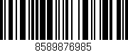 Código de barras (EAN, GTIN, SKU, ISBN): '8589876985'