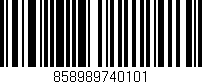 Código de barras (EAN, GTIN, SKU, ISBN): '858989740101'
