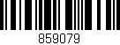 Código de barras (EAN, GTIN, SKU, ISBN): '859079'