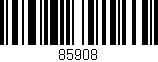 Código de barras (EAN, GTIN, SKU, ISBN): '85908'