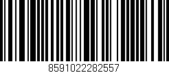 Código de barras (EAN, GTIN, SKU, ISBN): '8591022282557'