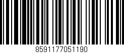 Código de barras (EAN, GTIN, SKU, ISBN): '8591177051190'