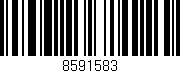Código de barras (EAN, GTIN, SKU, ISBN): '8591583'