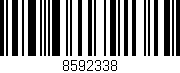Código de barras (EAN, GTIN, SKU, ISBN): '8592338'