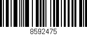 Código de barras (EAN, GTIN, SKU, ISBN): '8592475'