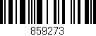 Código de barras (EAN, GTIN, SKU, ISBN): '859273'