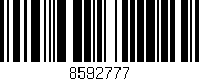Código de barras (EAN, GTIN, SKU, ISBN): '8592777'