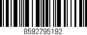 Código de barras (EAN, GTIN, SKU, ISBN): '8592795192'