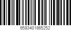 Código de barras (EAN, GTIN, SKU, ISBN): '8593401865252'