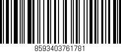 Código de barras (EAN, GTIN, SKU, ISBN): '8593403761781'