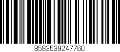 Código de barras (EAN, GTIN, SKU, ISBN): '8593539247760'