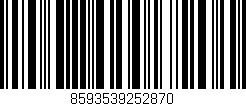 Código de barras (EAN, GTIN, SKU, ISBN): '8593539252870'