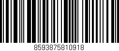 Código de barras (EAN, GTIN, SKU, ISBN): '8593875810918'