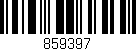Código de barras (EAN, GTIN, SKU, ISBN): '859397'