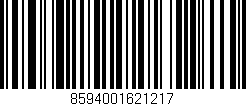 Código de barras (EAN, GTIN, SKU, ISBN): '8594001621217'