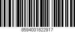 Código de barras (EAN, GTIN, SKU, ISBN): '8594001622917'