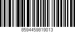 Código de barras (EAN, GTIN, SKU, ISBN): '8594459819013'