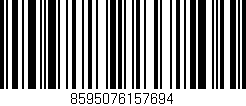 Código de barras (EAN, GTIN, SKU, ISBN): '8595076157694'