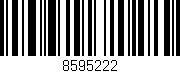 Código de barras (EAN, GTIN, SKU, ISBN): '8595222'