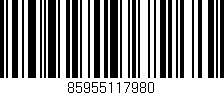 Código de barras (EAN, GTIN, SKU, ISBN): '85955117980'
