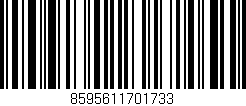 Código de barras (EAN, GTIN, SKU, ISBN): '8595611701733'