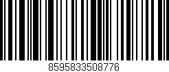 Código de barras (EAN, GTIN, SKU, ISBN): '8595833508776'