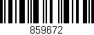 Código de barras (EAN, GTIN, SKU, ISBN): '859672'