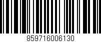 Código de barras (EAN, GTIN, SKU, ISBN): '859716006130'