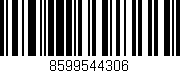 Código de barras (EAN, GTIN, SKU, ISBN): '8599544306'