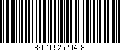 Código de barras (EAN, GTIN, SKU, ISBN): '8601052520458'
