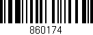 Código de barras (EAN, GTIN, SKU, ISBN): '860174'