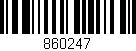 Código de barras (EAN, GTIN, SKU, ISBN): '860247'