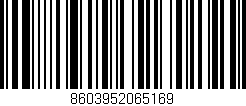 Código de barras (EAN, GTIN, SKU, ISBN): '8603952065169'