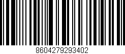 Código de barras (EAN, GTIN, SKU, ISBN): '8604279293402'
