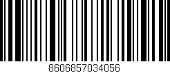Código de barras (EAN, GTIN, SKU, ISBN): '8606857034056'
