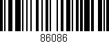 Código de barras (EAN, GTIN, SKU, ISBN): '86086'