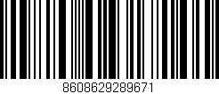 Código de barras (EAN, GTIN, SKU, ISBN): '8608629289671'